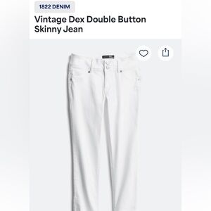 Stitchfix 1822 double button skinny jean